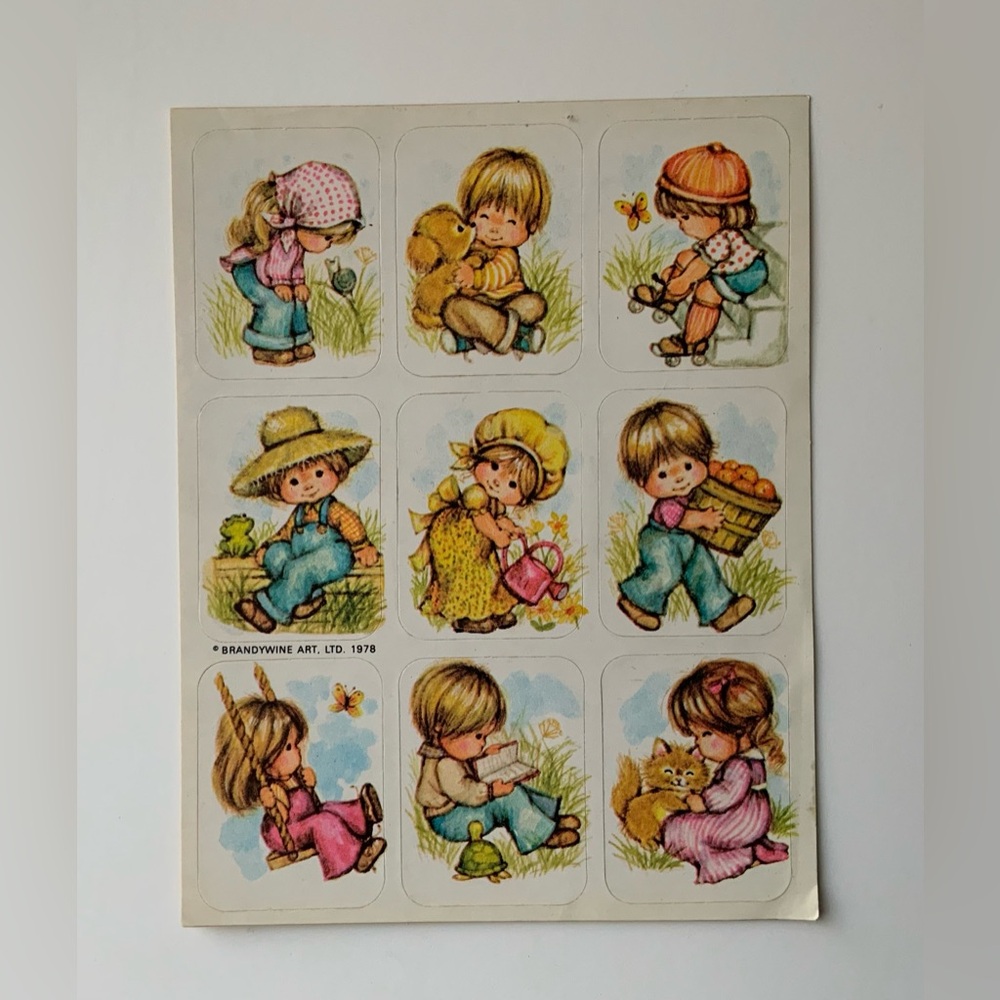 Vintage Brandywine Art Stickers